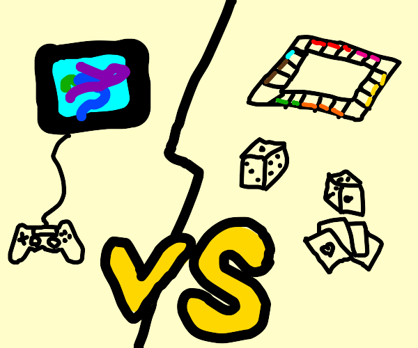 Board Games vs. Video Games: A Battle of Entertainment